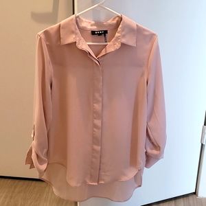 Dkny blouse, soft pink